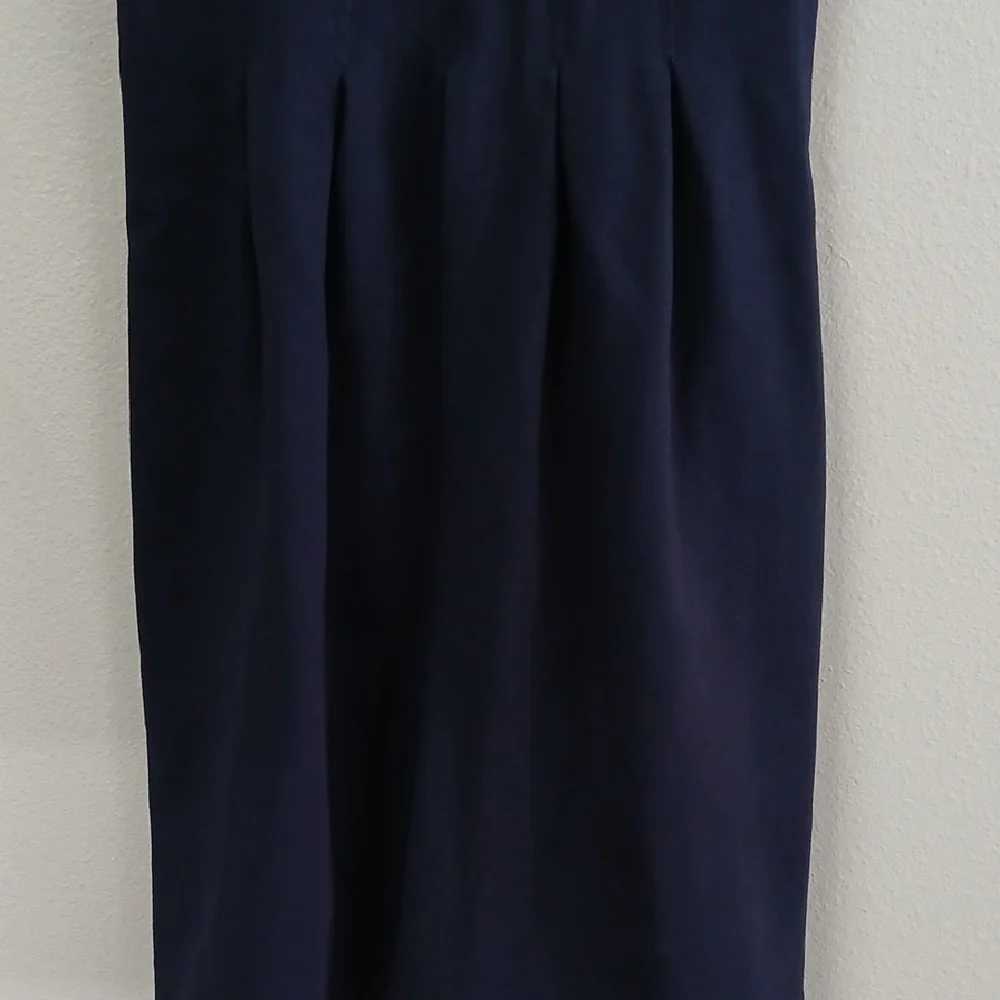 J. Crew Classic Navy Midi Dress